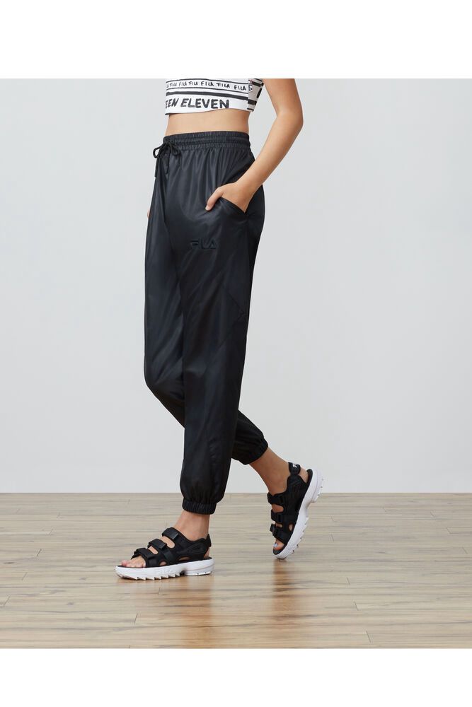 Fila Pants Womens Black - Remi Windpant - Philippines 1029548-ER